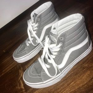 vans old skool high top grey